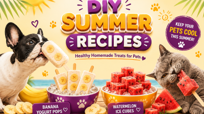 DIY Summer Recipes for pets/ Swoofi